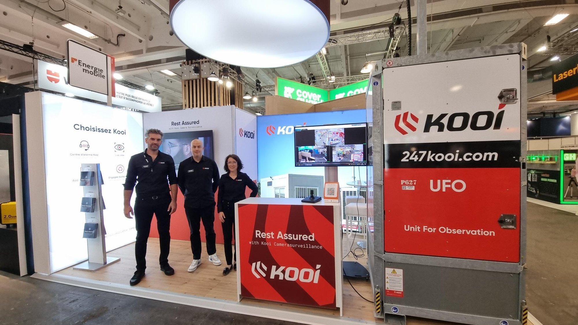 l'équipe Kooi à BATIMAT