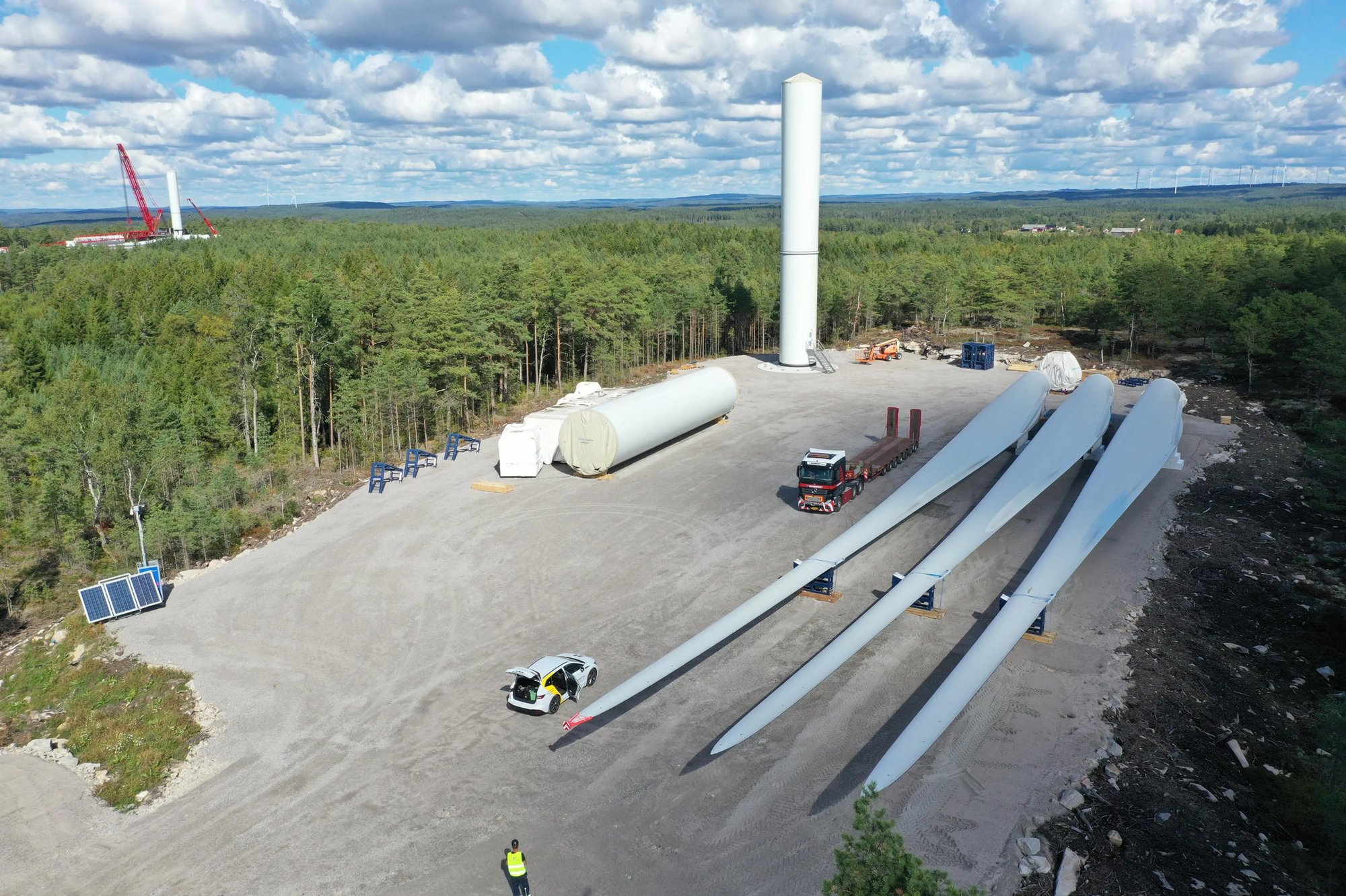 Vidéosurveillance de parcs éoliens