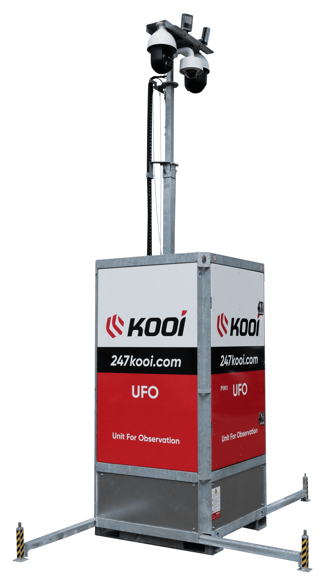 tour de videosurveillance chantier