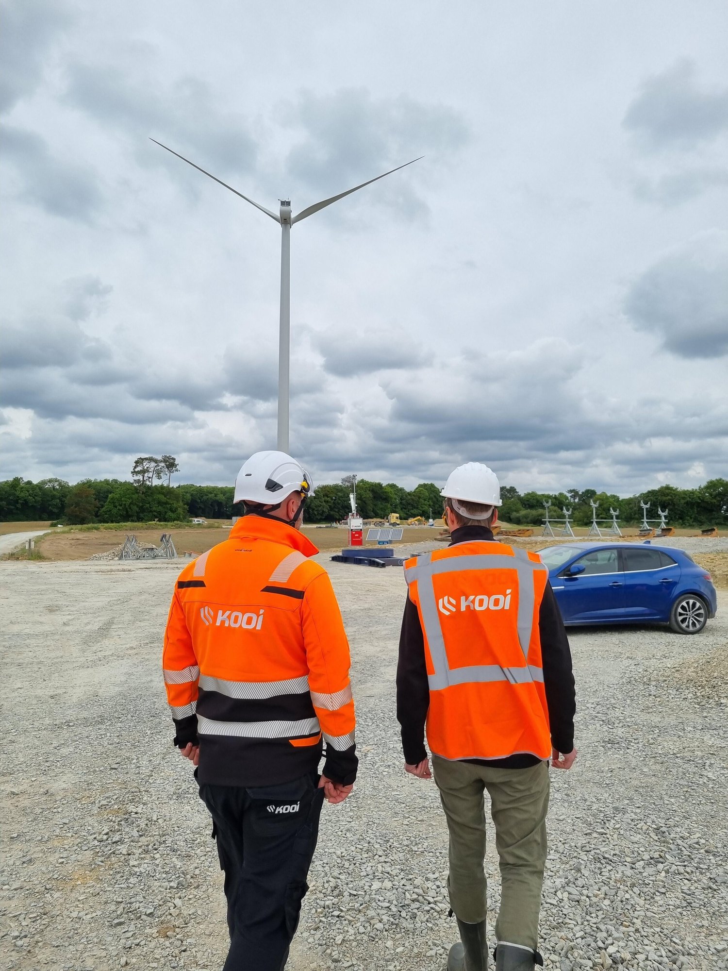 Vidéosurveillance de chantier éolien  