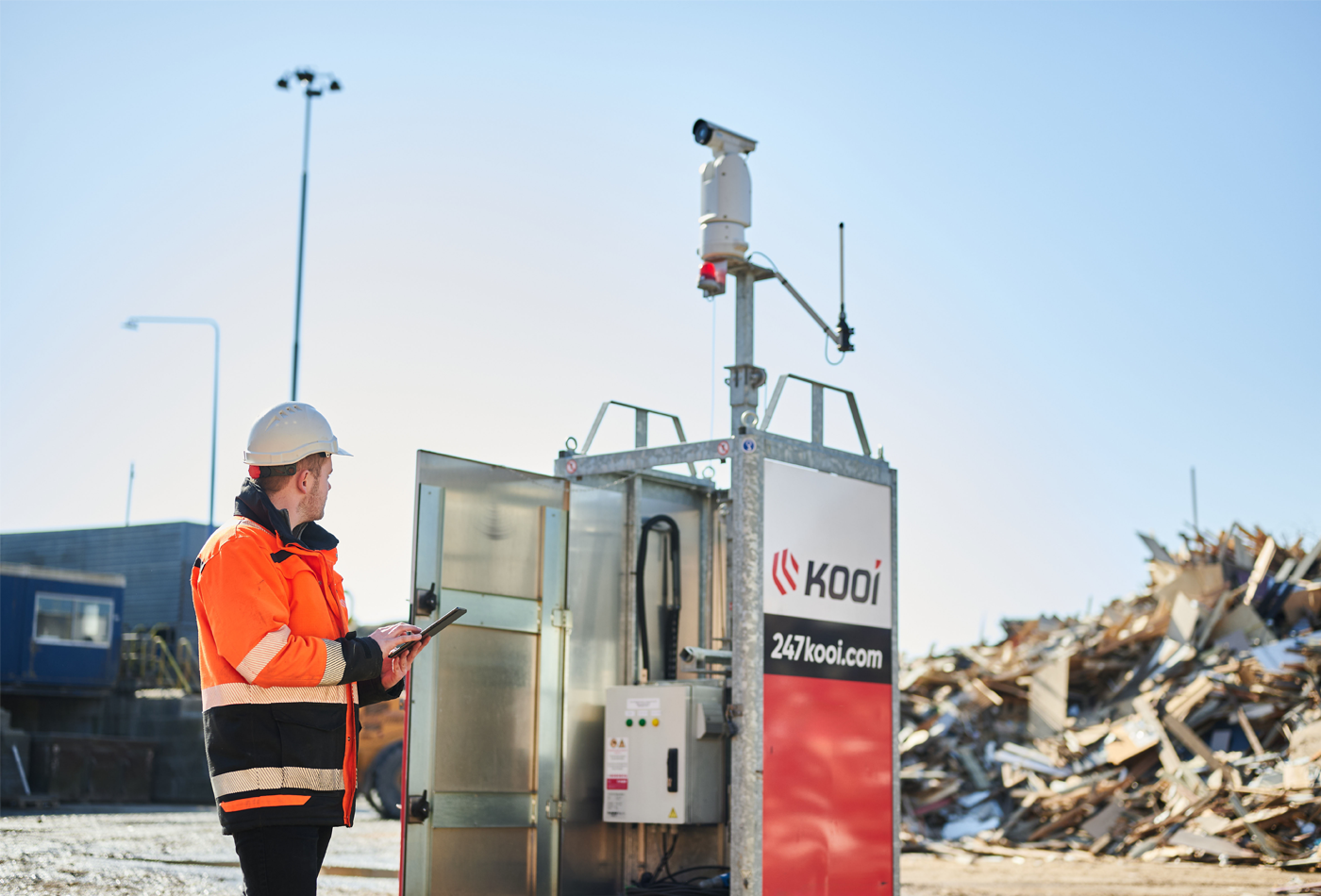 Het branddetectie systeem van Kooi