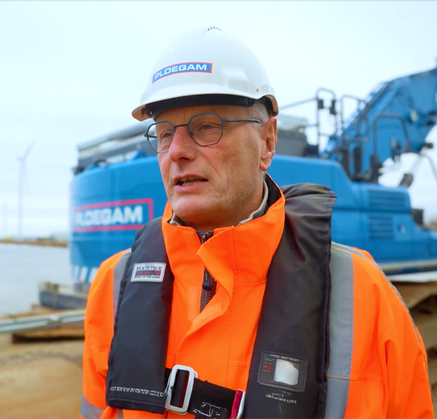 Interview hoofduitvoerder bij baggerproject