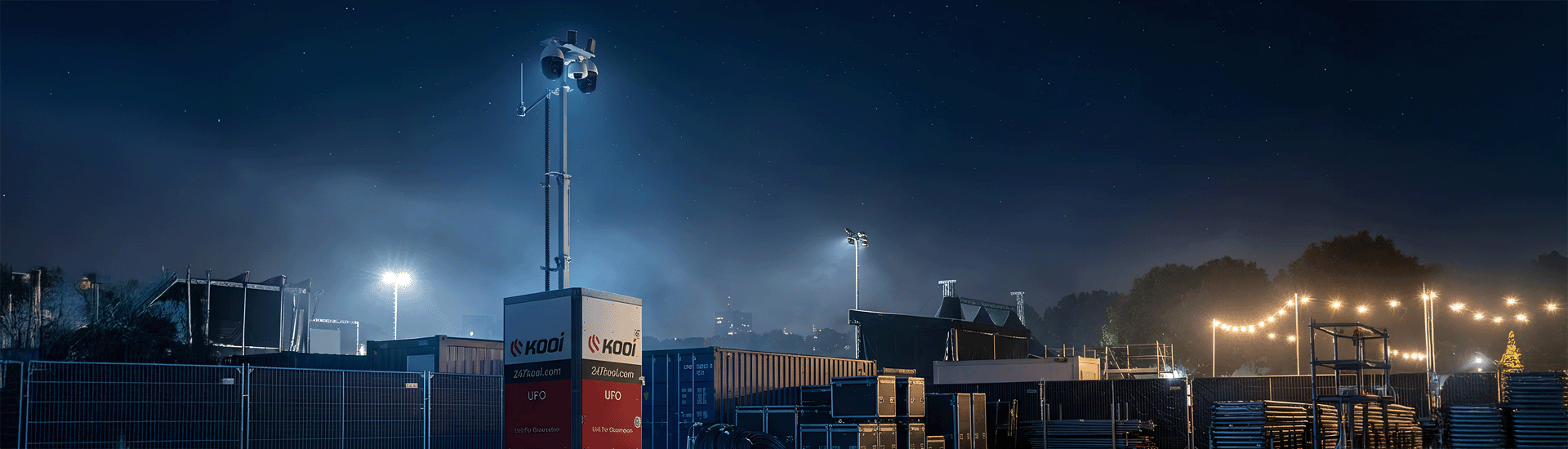 Beveiliging bij evenemententerrein