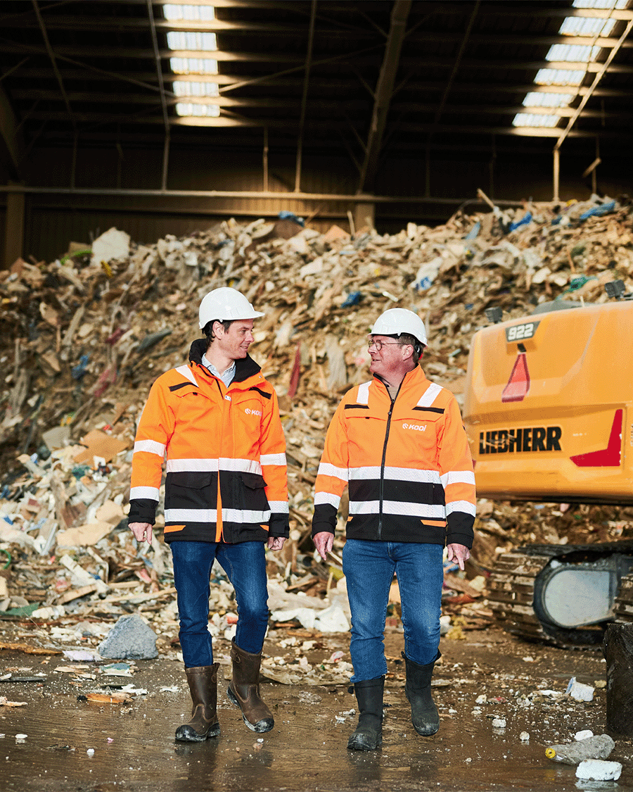 Warmtebeeld camera bij afval en recycling