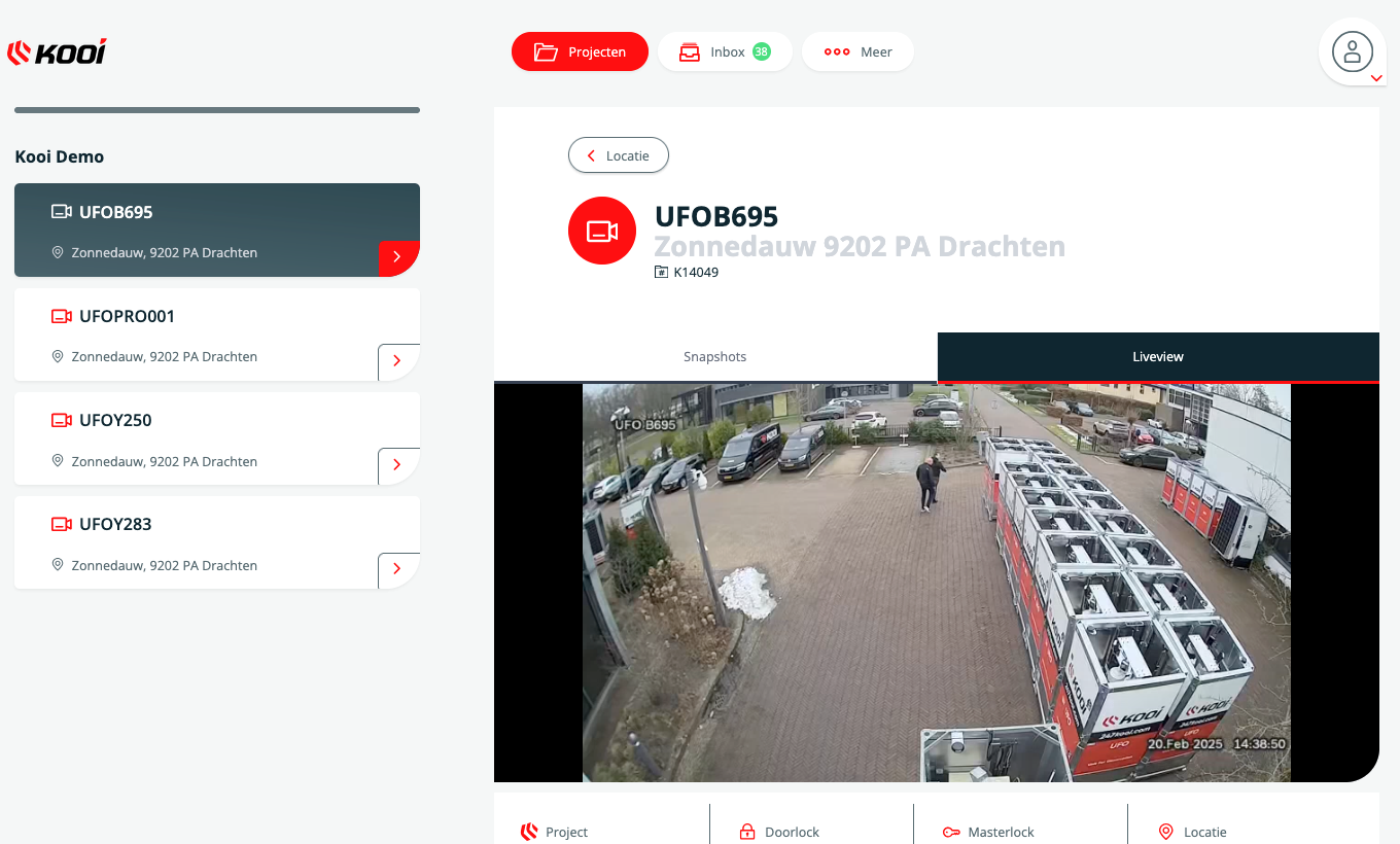 Vidéosurveillance application kooi