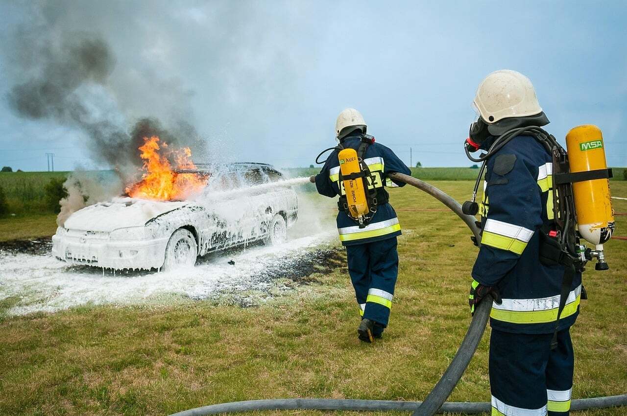 Prévention incendie en casse auto 