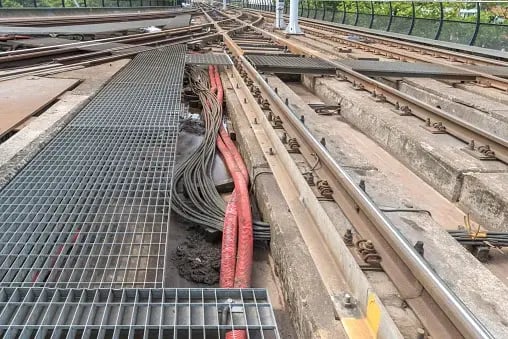 matériel tramway métro chantier 