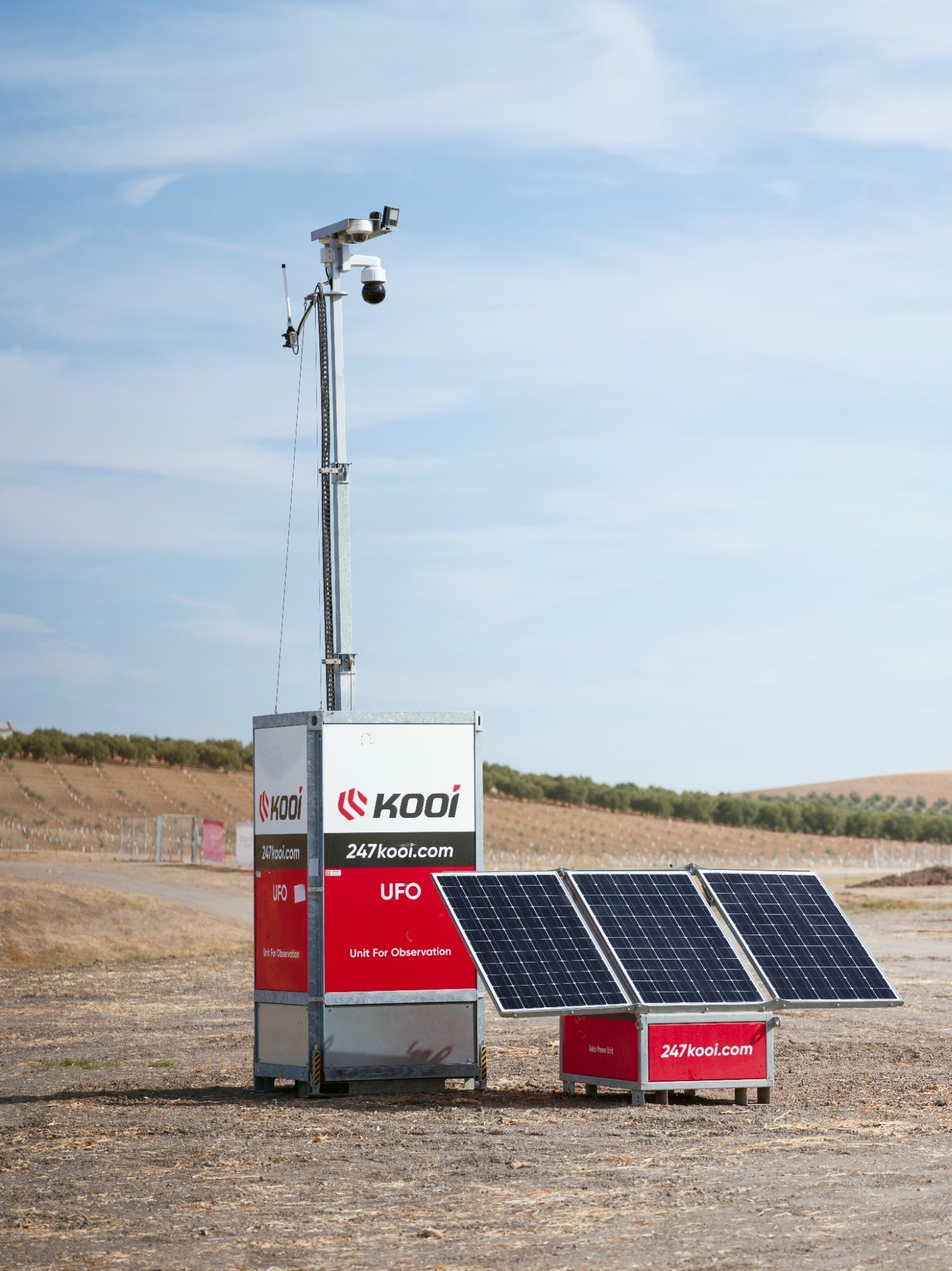 Caméra UFO Kooi pour sécuriser votre chantier