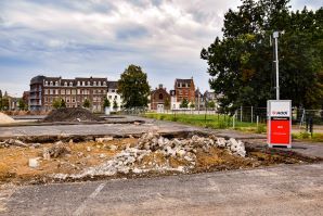 When is temporary camera surveillance the best choice for construction site security?
