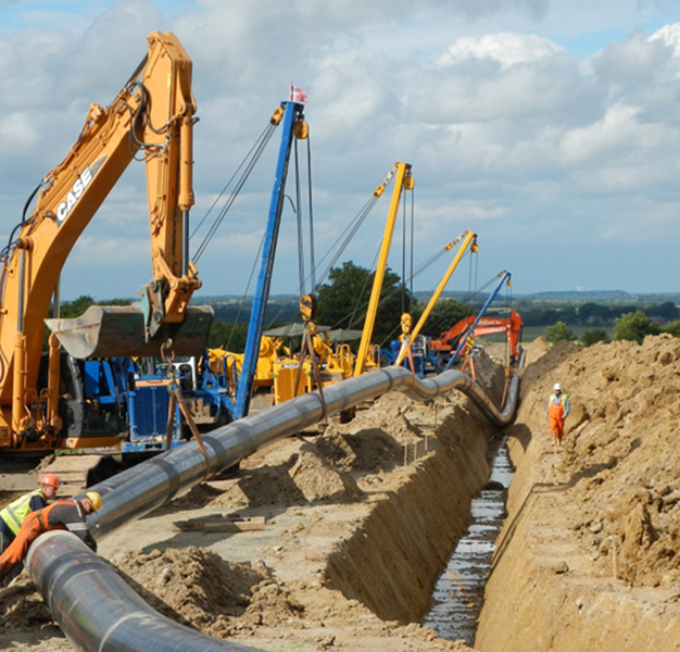 Together with Upfront we secure gas pipeline in Lolland-Falster