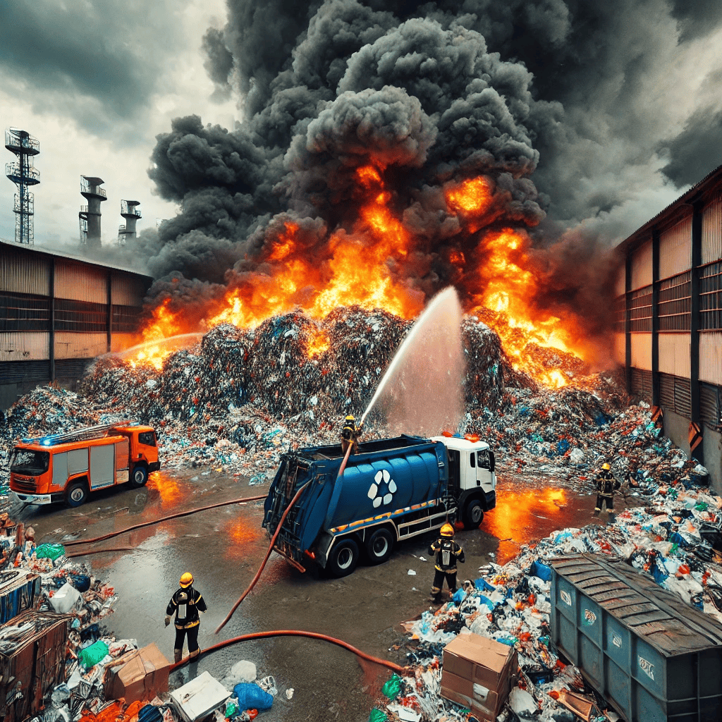 Incendies en site de recyclage : réglementation et solutions