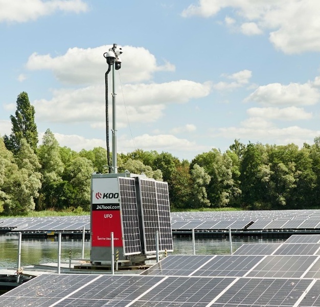 How does the effective protection of solar parks contribute to sustainability?