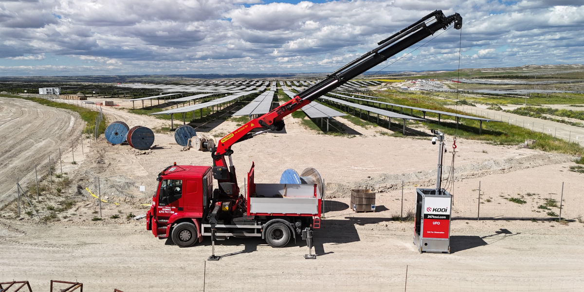 Soluciones innovadoras para vigilar parques solares