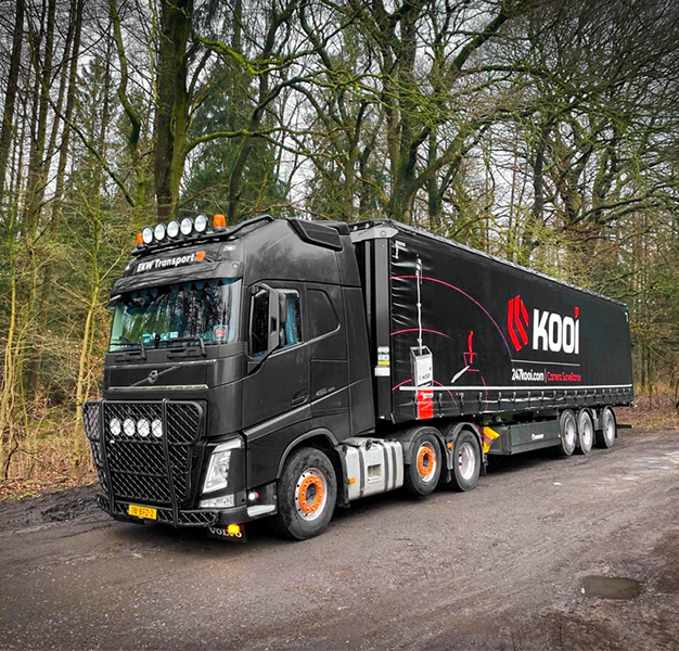Nieuwe Kooi truck siert het straatbeeld
