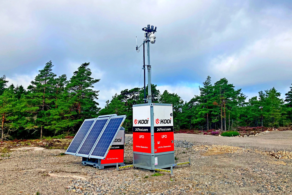 Soluciones innovadoras para vigilar parques solares